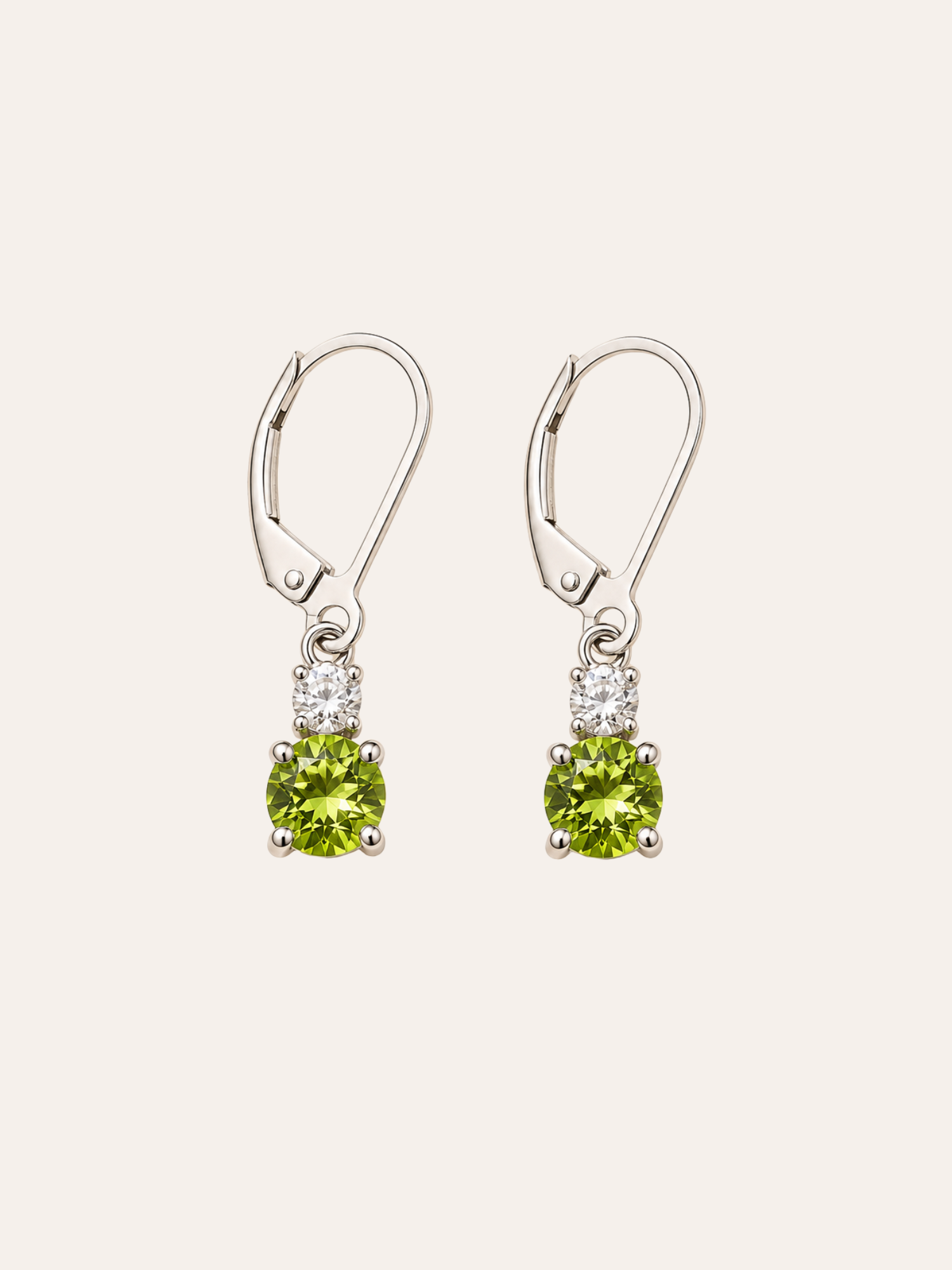 Green Onyx Drop Earrings in evening light on dark velvet
