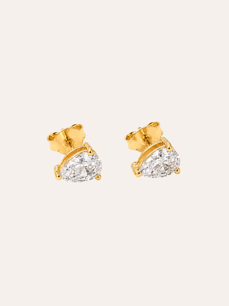 Crystal Ear Cuff in daylight