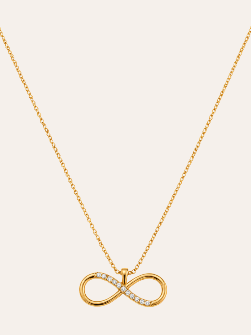 Infinity Chain Necklace in daylight